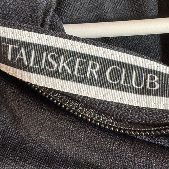 levelwear jacket Womens Sz M Mid layer Ribbed knit full zip Breaker Nylon Black - Picture 10 of 13